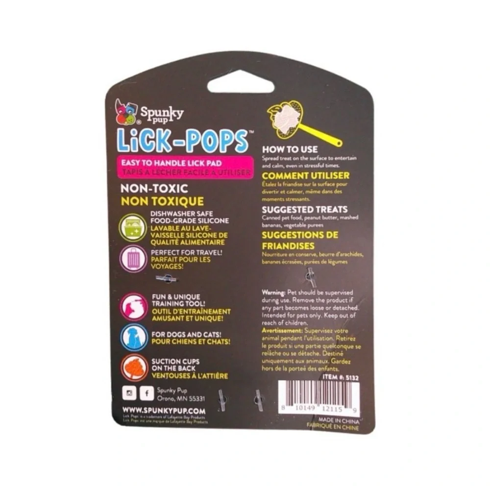 Spunky Pup Lick-Pops Silicone Lick Pad